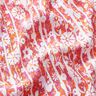 Crepe viscose Flores e galhos – laranja/pink,  thumbnail number 2