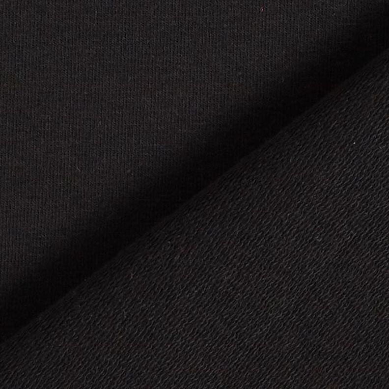 GOTS French Terry Sweat de verão | Tula – preto,  image number 3