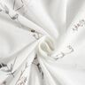 Tecido para cortinados Voile Ramos delicados – branco/cinzento-prateado,  thumbnail number 3