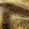 Jacquard para vestuário Paisley metálico – dourado/preto,  thumbnail number 2