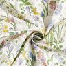 Tecido para decoração Meio linho Panamá Coelhinhos num prado florido – marfim/rosa-claro,  thumbnail number 3