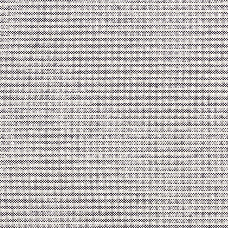 Tecido para decoração Meio linho Panamá Riscas discretas – natural/azul-noite,  image number 1