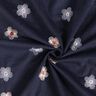 Bombazine para bebé Flores bordadas – azul-noite,  thumbnail number 3