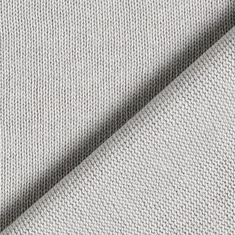 Tecido de malha de algodão – cinzento claro,  image number 3