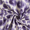 GOTS French Terry Padrão Leo Batik | TCC x LOOKS by Wolfgang Joop – roxo/creme,  thumbnail number 5