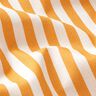 Tecido para decoração Meio linho Panamá Riscas longitudinais – laranja-claro/branco,  thumbnail number 2