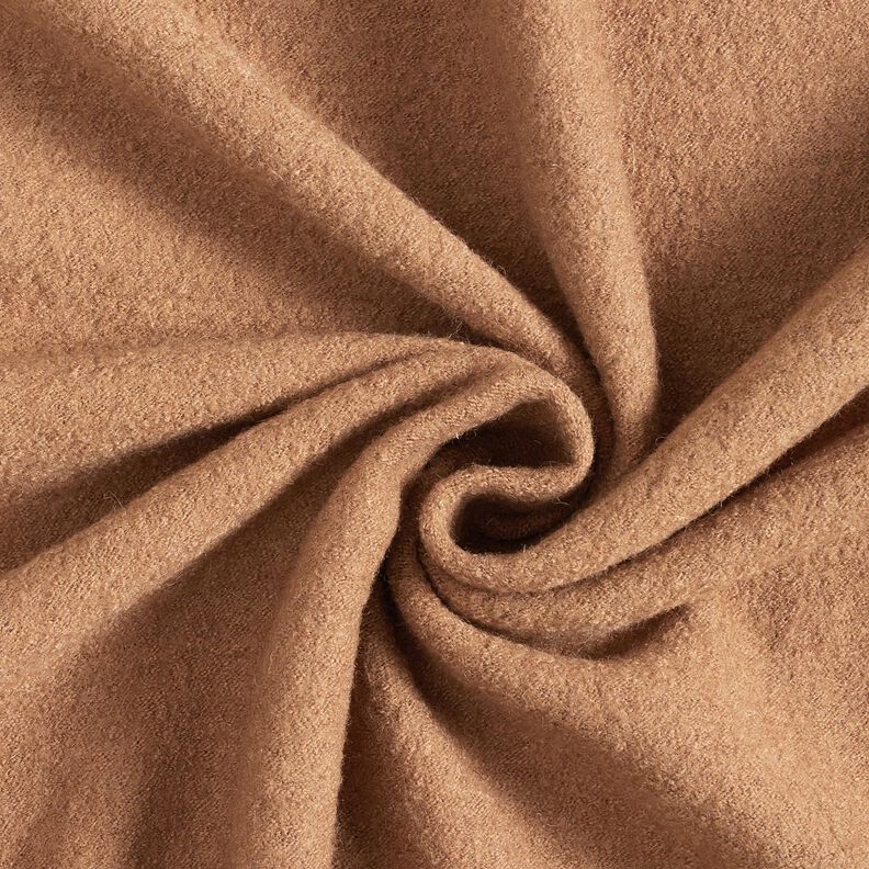 Tecido leve de malha com mistura de viscose e lã – mocca,  image number 1