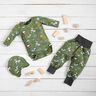 GOTS Jersey de algodão Animais da selva fofos – verde-pinheiro,  thumbnail number 6