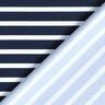 Tecido para fatos de banho Riscas marítimas – azul-noite/branco,  thumbnail number 4