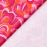 Tecido para fatos de banho Laços abstratos – rosa intenso/laranja,  thumbnail number 4