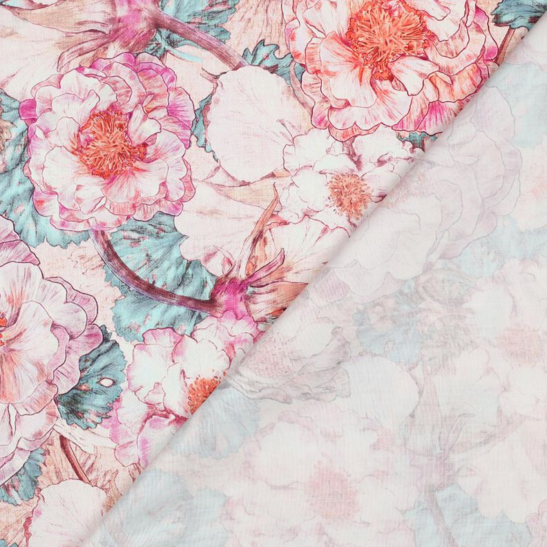 Cetim de algodão Japanese Anamone | Nerida Hansen – púrpura média/azul marinho,  image number 4