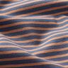Jersey de algodão Riscas estreitas – cobre/azul ganga,  thumbnail number 2