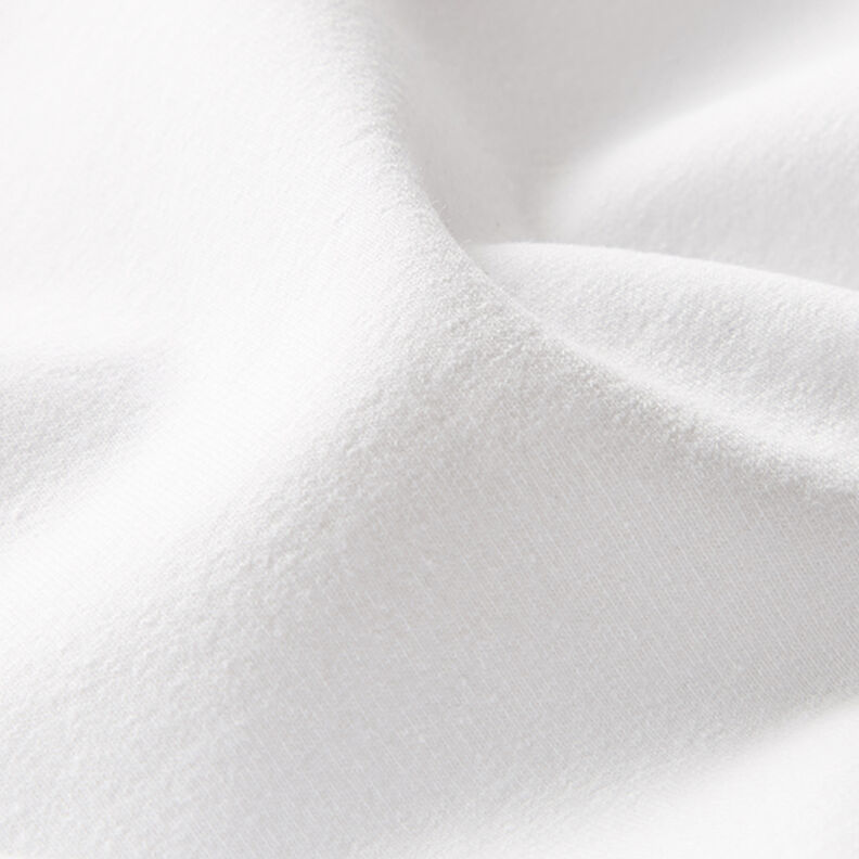 French Terry reciclado Sweat de verão Mistura de algodão – branco,  image number 2