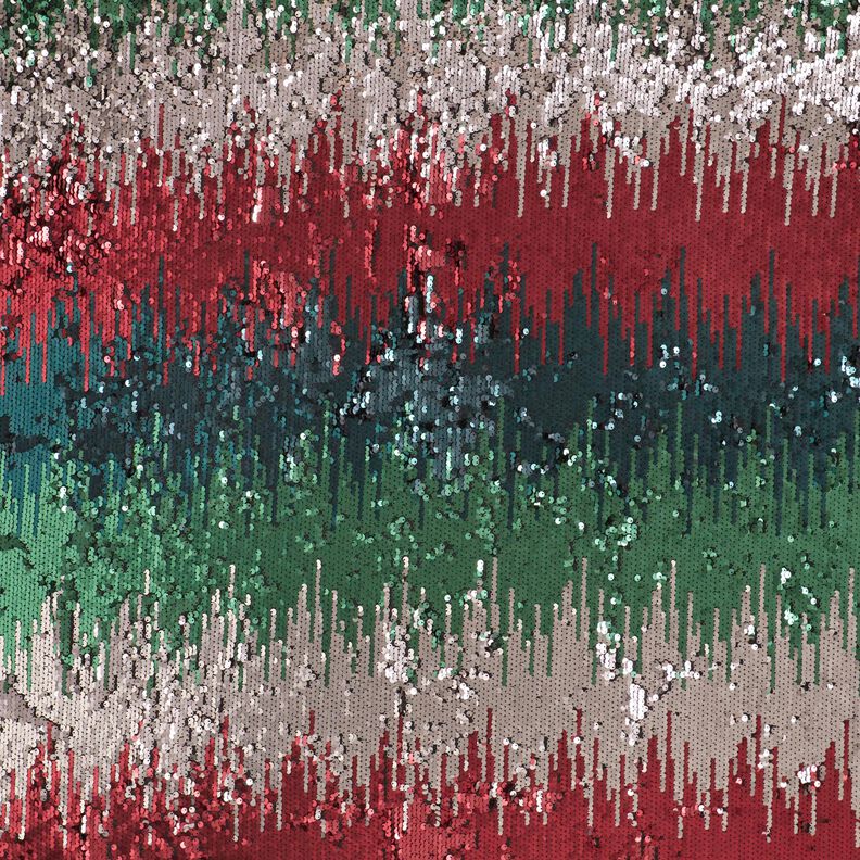 Tecido com lantejoulas em gradação de cor – preto/verde pinheiro,  image number 1