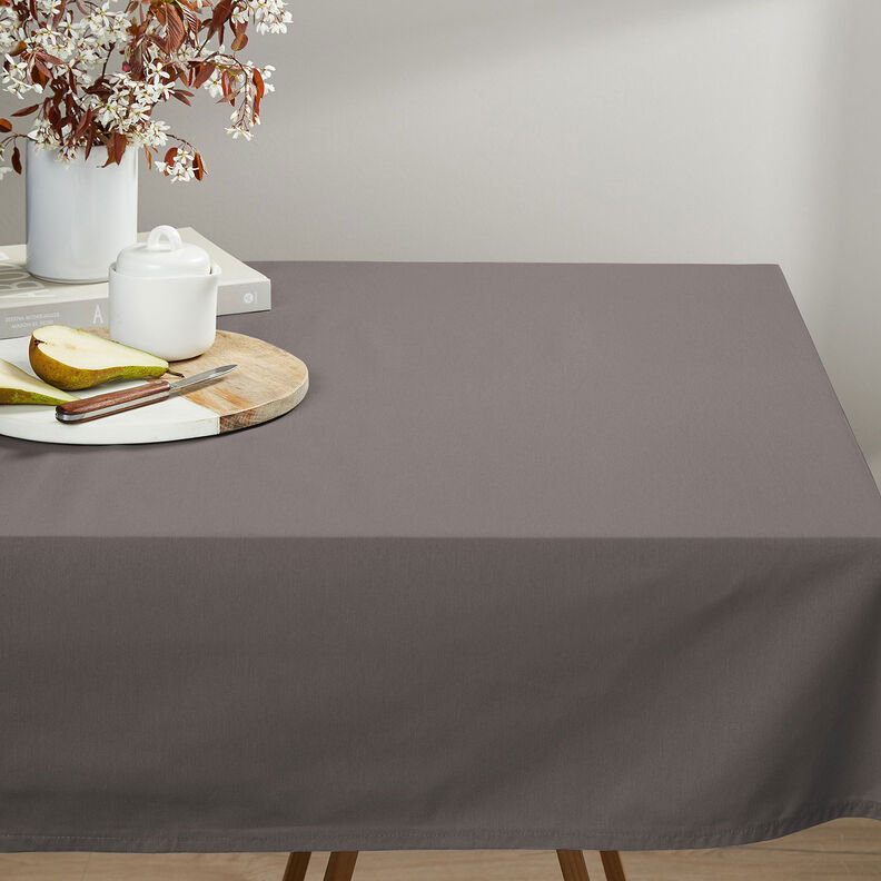 Tecido de algodão Cretone Liso – cinzento escuro,  image number 5