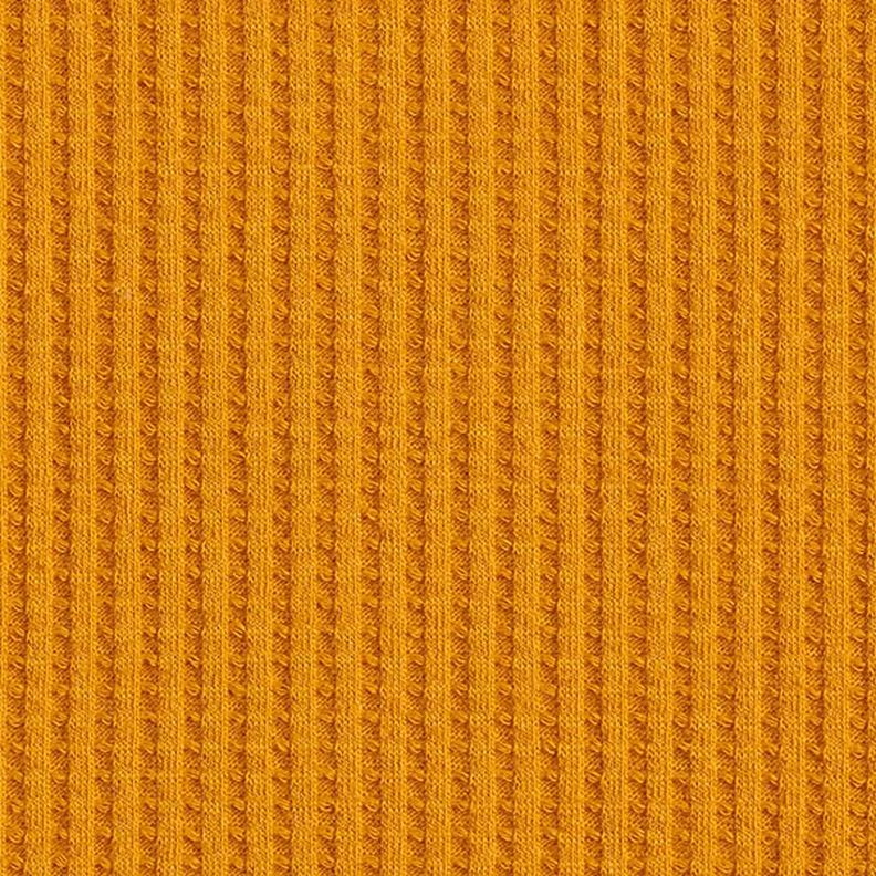 Jersey favos de algodão lisa – amarelo-caril,  image number 4