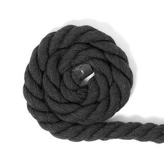 Cordão de algodão [Ø 14 mm] 18 - preto, 