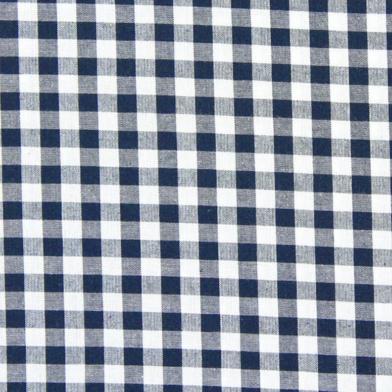 Tecido de algodão Vichy - 1 cm – naval,  image number 1