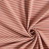Jersey de algodão Riscas estreitas – anémona/terracota,  thumbnail number 3