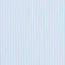 Popelina de algodão Riscas – azul claro/branco,  thumbnail number 1