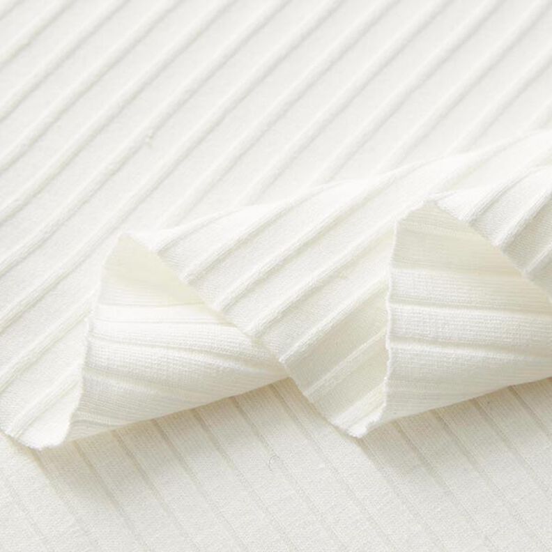 Jersey canelada lisa – branco sujo,  image number 4