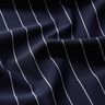 Tecido para calças Stretch Riscas de giz – azul-noite/branco,  thumbnail number 2