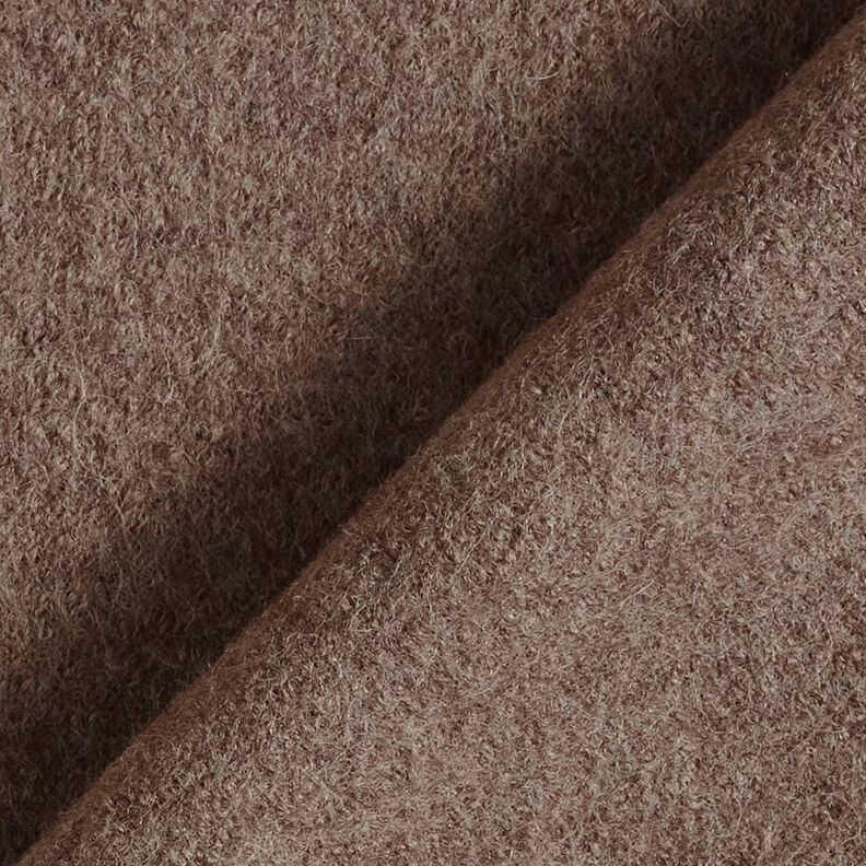 Lã grossa pisoada Melange – castanho,  image number 3