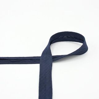 Fita de viés Musselina [20 mm] – azul-marinho, 