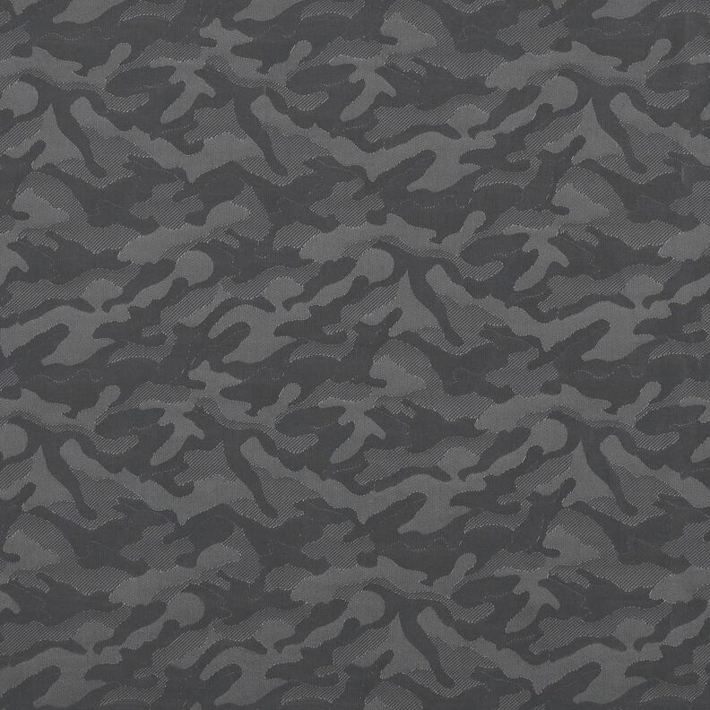Tecido para forro Jacquard Camuflagem – cinzento escuro,  image number 1
