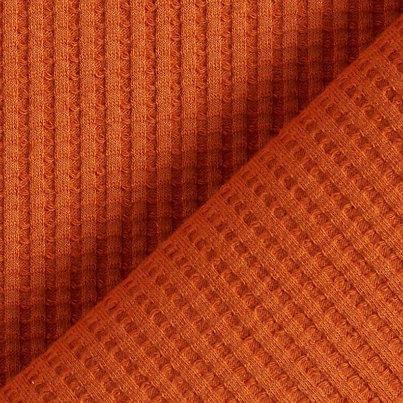 Jersey favos de algodão lisa – terracota,  image number 3