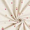Jersey de algodão Cerejas e corações – natural/cinzento claro,  thumbnail number 3