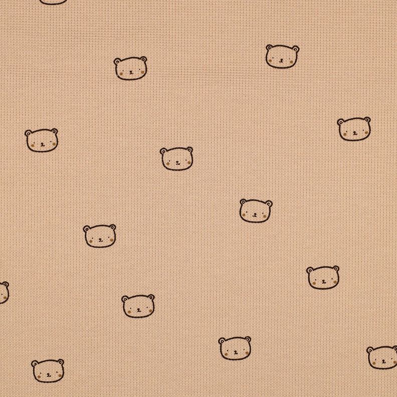 Jersey Favos Ursinho | Poppy Fabrics – rosa-velho escuro/beringela,  image number 1