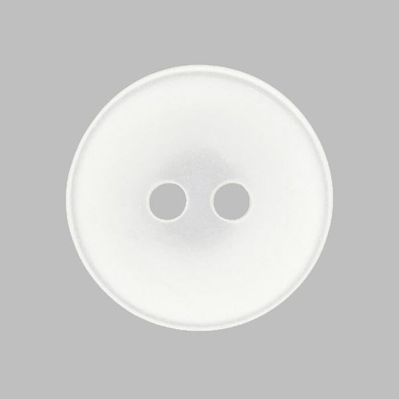 Botão de plástico Liso - branco,  image number 1