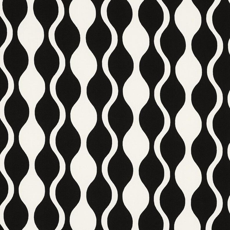 Tecido de viscose LENZING&trade; ECOVERO&trade; Retro &ndash; preto/branco,  image number 1