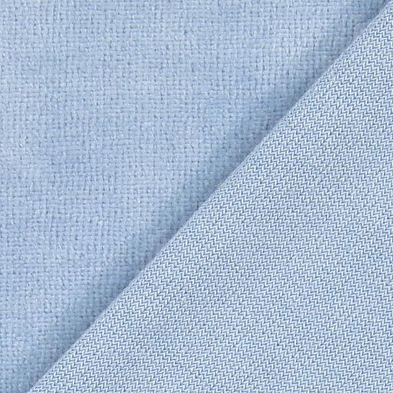 Tecido aveludado Nicki Liso – azul claro,  image number 3