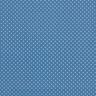 Popelina de algodão pintas pequenas – azul ganga/branco,  thumbnail number 1