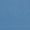 Popelina de algodão pintas pequenas – azul ganga/branco,  thumbnail number 1