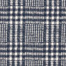 Tecido para sobretudos Dupla face Xadrez – azul-marinho/branco | Retalho 70cm,  thumbnail number 1