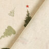 Tecido para decoração Meio linho Panamá Christmas Tree – anémona/caqui-claro,  thumbnail number 4