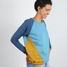 FRAU LILLE - Sweater raglã com costuras divisórias diagonais, Studio Schnittreif  | XS -  XXL,  thumbnail number 3