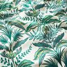 Tecido para decoração Panamá Grinalda de plantas exóticas – marfim/verde escuro,  thumbnail number 2