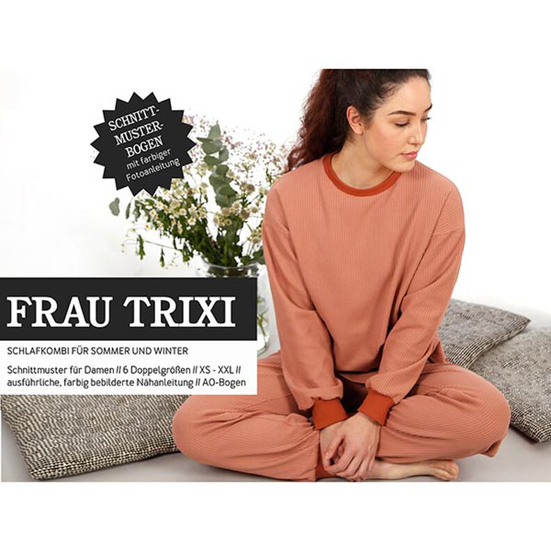 FRAU TRIXI Pijama para verão e inverno | Studio Schnittreif | XS-XXL,  image number 1