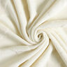 Tecido polar fofinho Estrelas e flores – branco sujo,  thumbnail number 3