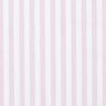Tecido para decoração Meio linho Panamá Riscas longitudinais – rosé/branco,  thumbnail number 1
