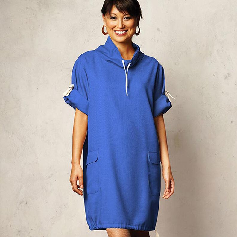 Terry francês simples liso – azul real,  image number 9