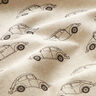 Tecido para decoração meio linho panamá VW Carocha Mini – natural/preto,  thumbnail number 2