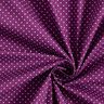 Popelina de algodão pintas pequenas – vermelho violeta médio/branco,  thumbnail number 5