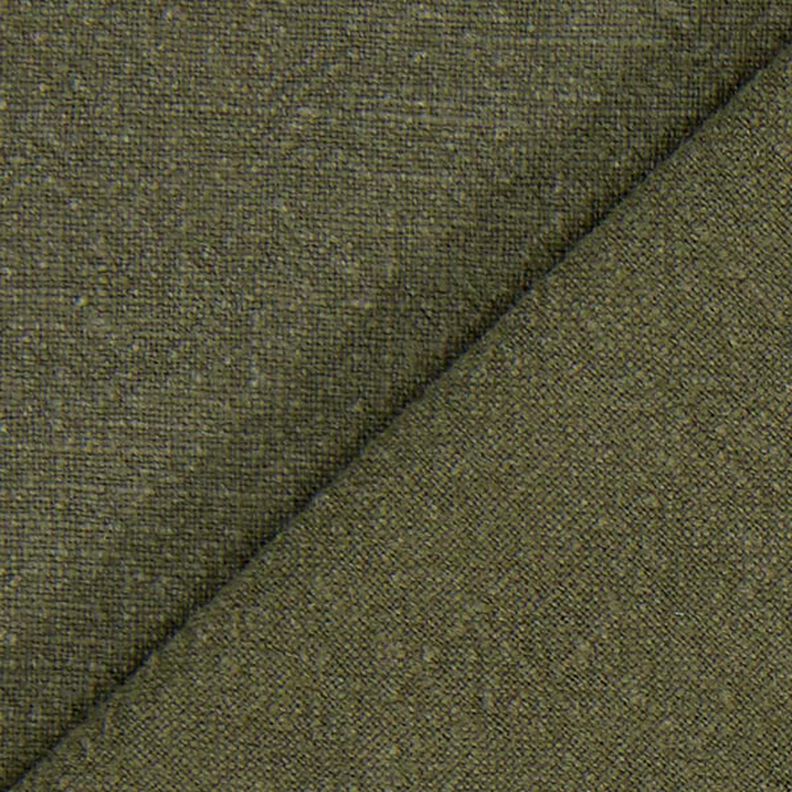 Tecido de linho pré-lavado – oliva escura,  image number 3