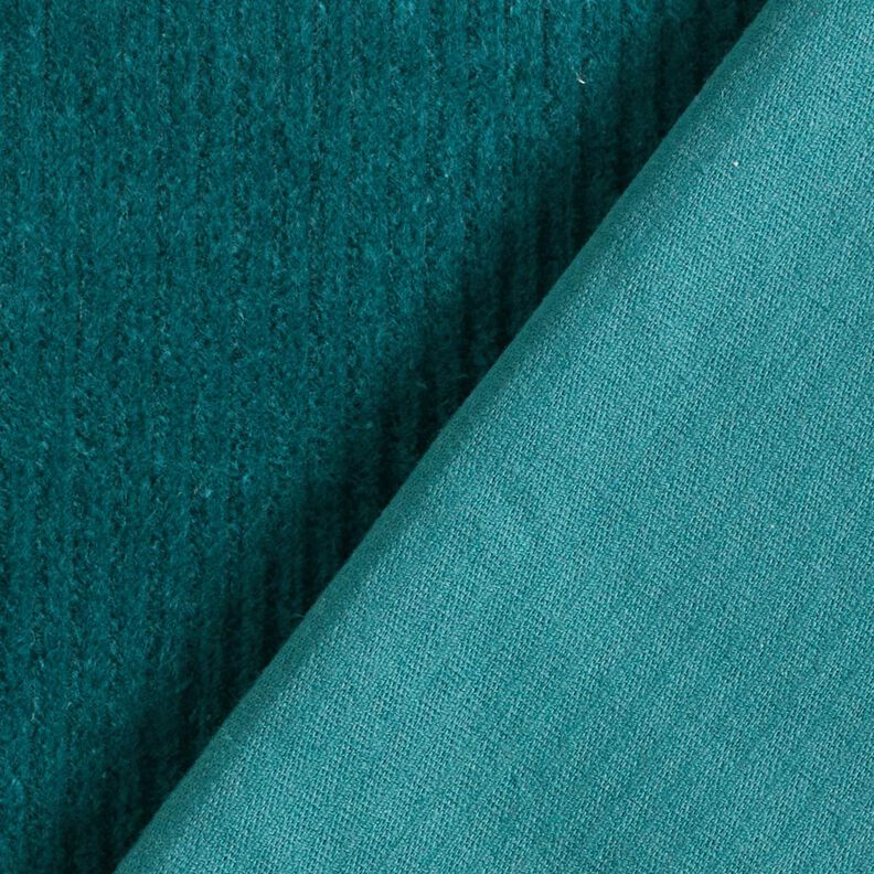 Bombazine larga Stretch – azul petróleo,  image number 3