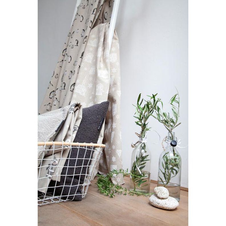 Tecido para estofos Teddy – branco sujo,  image number 4